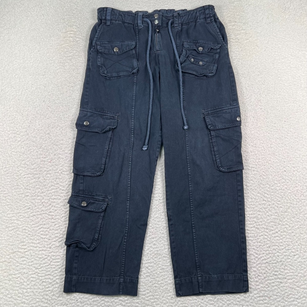 Free People Tahiti Navy/Black Cargo Pants 🌺